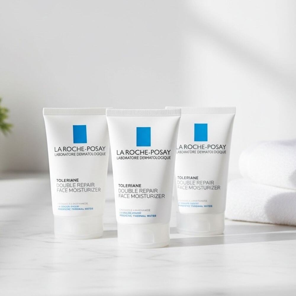 3 Pack: La Roche-Posay Toleriane Double Repair Face Moisturizer Exp. 2028